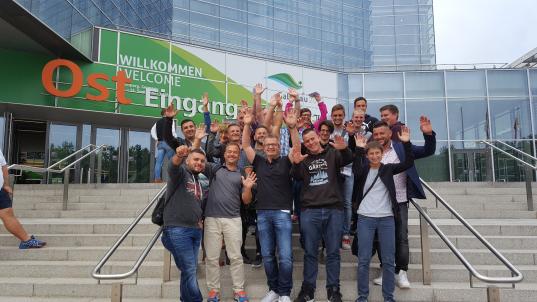 GaLaBau 2018 - Grünes Familientreffen und Jürgen Eise mit Team ist dabei